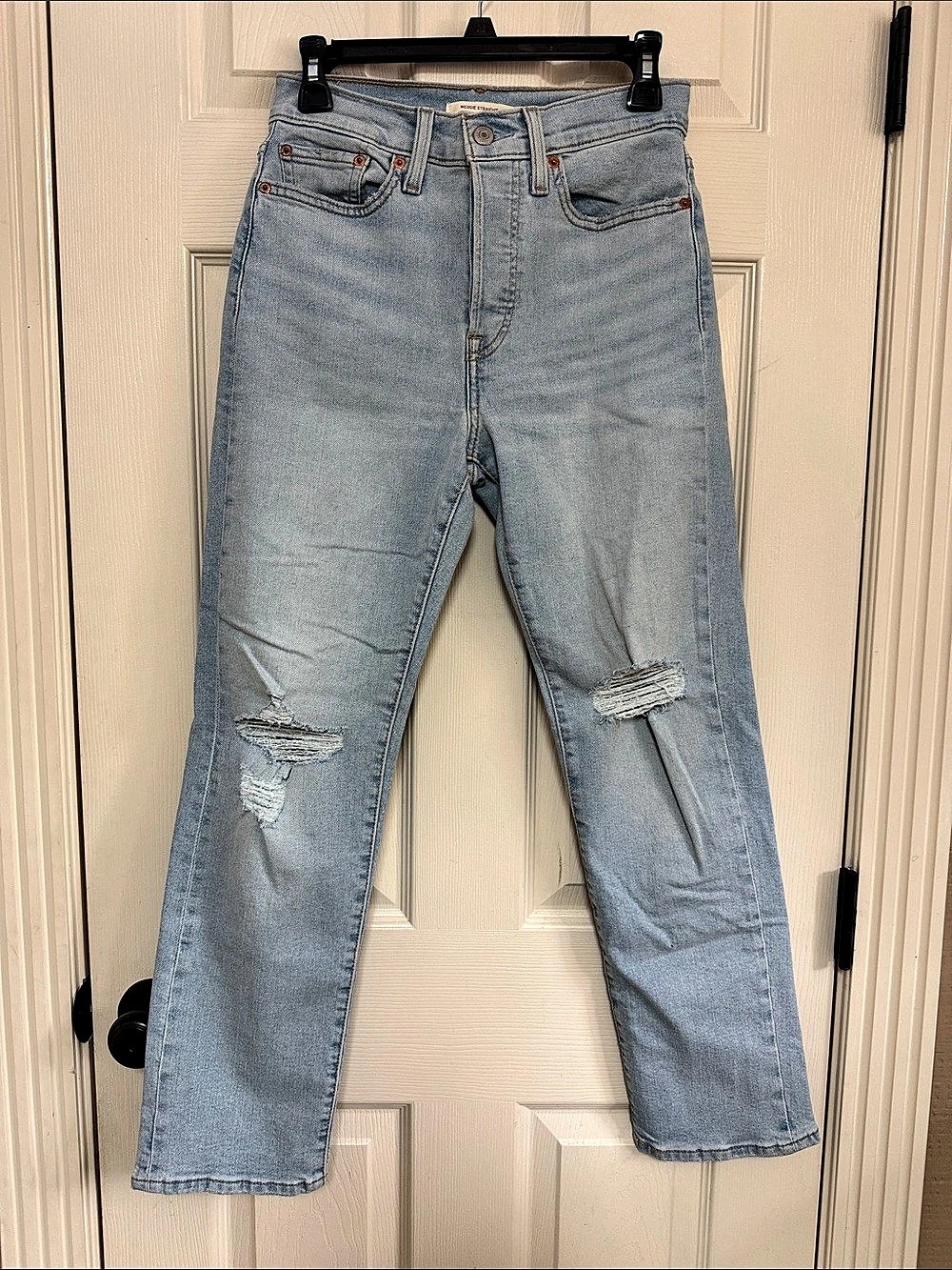 Levi's Wedgie Straight Jeans Blue Waist 27